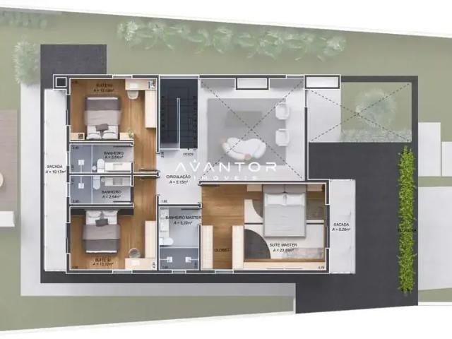 Casa / Sobrado para Venda em Santa Maria/RS Tomazetti 4 Quartos