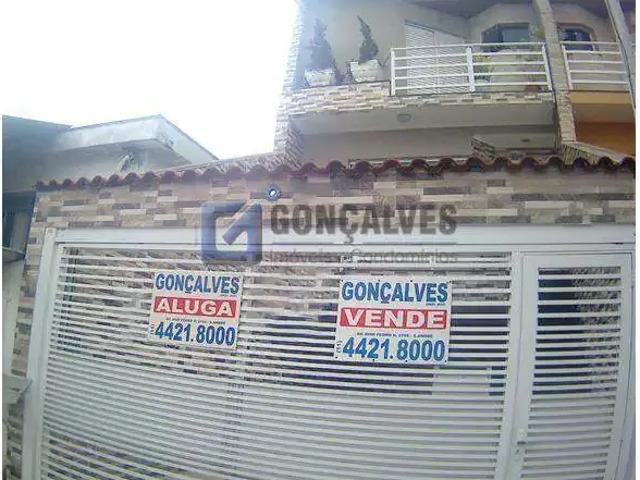 Casa / Sobrado para Venda em Santo André/SP Parque Novo Oratório 4 Quartos