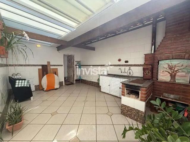 Casa / Sobrado para Venda em Santos/SP Estuário 3 Quartos