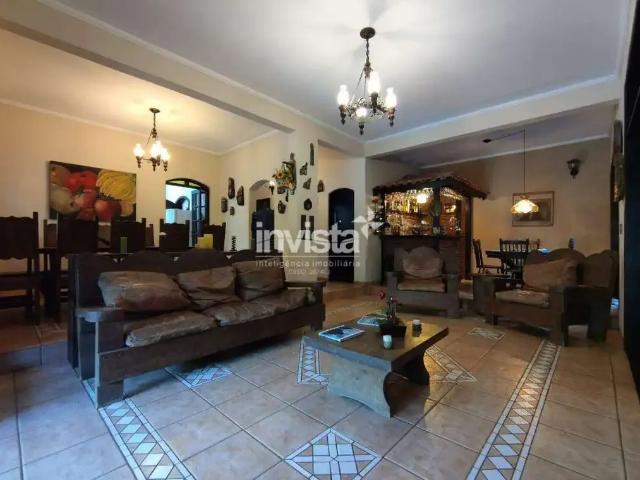 Casa / Sobrado para Venda em Santos/SP Morro Nova Cintra 4 Quartos