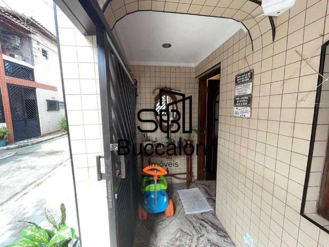 Casa / Sobrado para Venda em Santos/SP Rádio Clube 3 Quartos