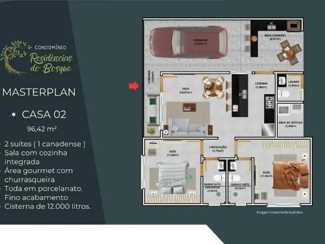 Casa / Sobrado para Venda em Saquarema/RJ Leigos 2 Quartos