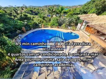 Casa / Sobrado para Locação em Armação dos Búzios/RJ Ferradura 4 Quartos