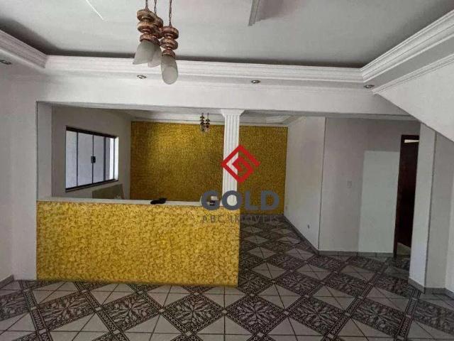 Casa / Sobrado para Locação em Santo André/SP Vila Scarpelli 5 Quartos