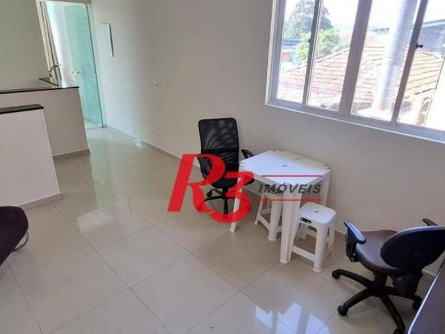 Casa Sobreposta Alta com 3 dormitórios à venda, 95 m² por R$ 900.000 Estuário Santos/SP
