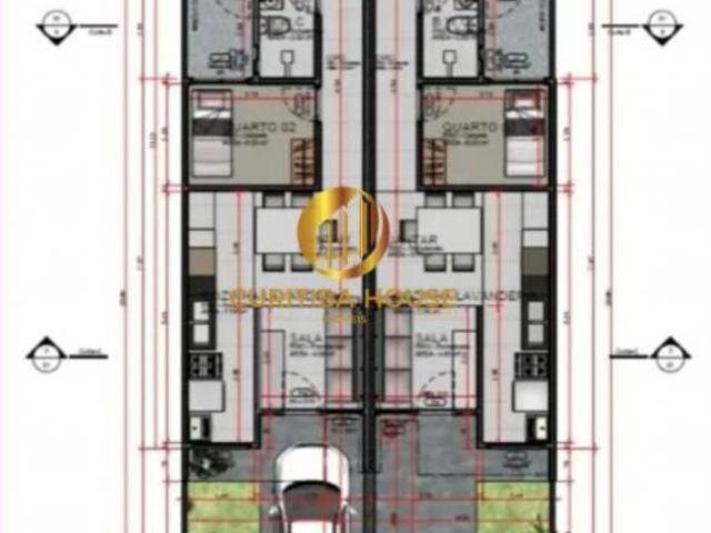 Casa térrea 2 quartos Ganchinho Minha casa Minha vida Rua Delegado Ozias Algauer 117