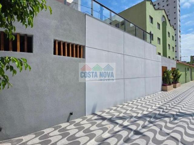 Casa Térrea Geminada com Piscina e Mobiliada na Guilhermina, Praia Grande!