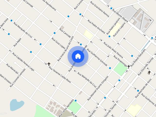 Casa térrea na rua 2 dormitórios, cozinha planejada