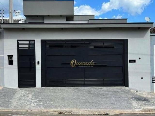 Casa térrea nova, à venda, 3 quartos, 1 suíte, planejados, Jardim Vila Verde, Indaiatuba
