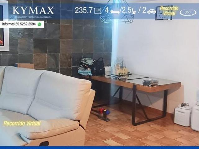 ¡Casa Tipo Townhouse! 4 Recámaras + Roof Garden Privado en Granjas Coapa