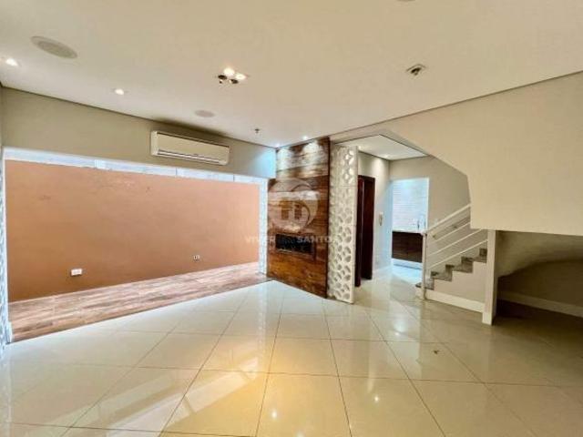 Casa Triplex 3 Dormitórios, Suíte Master, Closet e Espaço Gourmet Santos SP