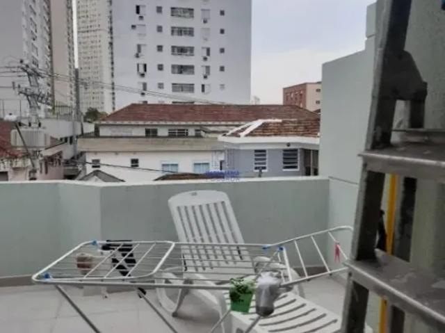 Casa triplex, churrasqueira, 1 suite, garagem, quintal no campo grande santos