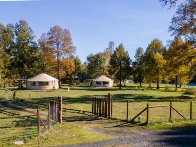 Casa y 2 yurtas en 1 hectarea. Vive y emprende en el encanto de Molco Alto, Villarrica