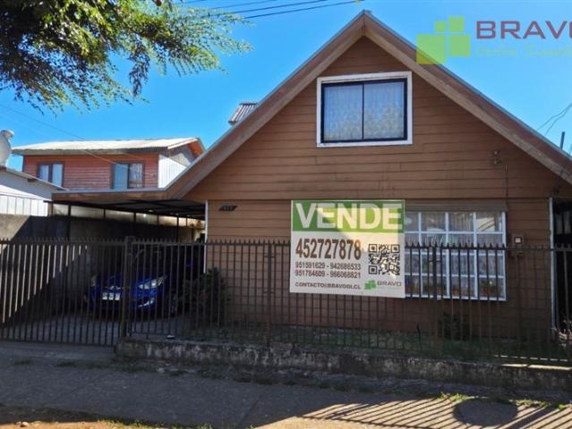 Casa 3 dormitorios con amplio terreno en Pitrufquén