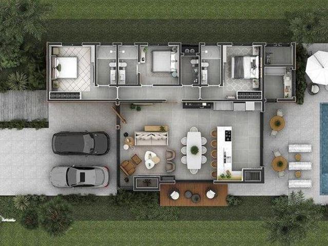 Casa 3 Dormitórios Bairro Itapeva