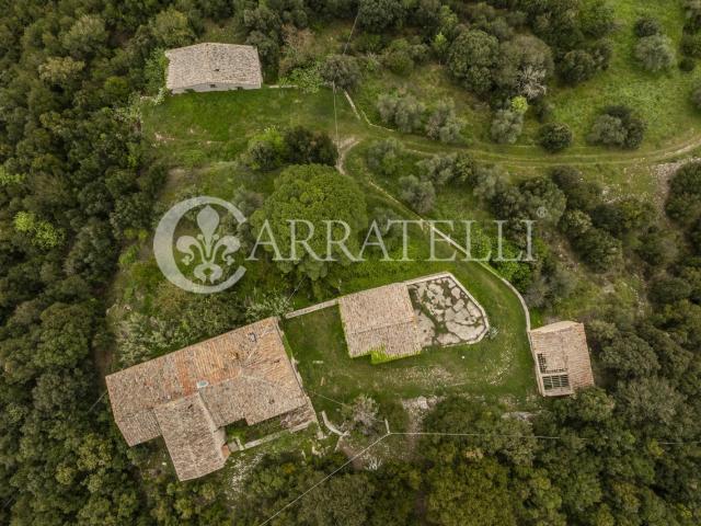Casale con annessi da ristrutturare nelle campagne di Sovici. 1000m² Sovicille