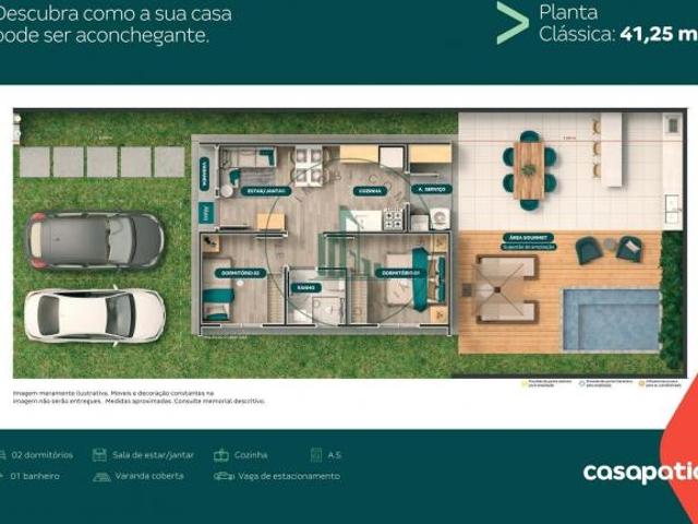Casas de 2 Dormitórios Lançamento Pagamento Facilitado