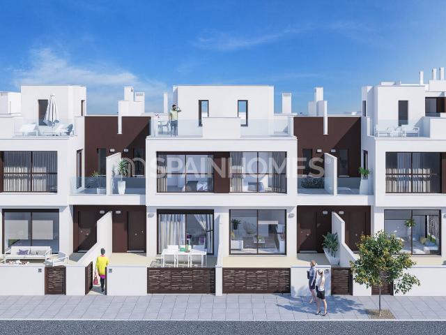 Casas de 2 y 3 Dormitorios con Piscina en Torre de la Horadada