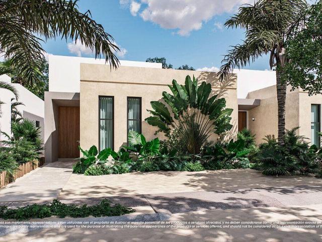 CASAS DE UNA PLANTA EN PRE VENTA EN PRIVADA PUERTO DORADO, CHELEM