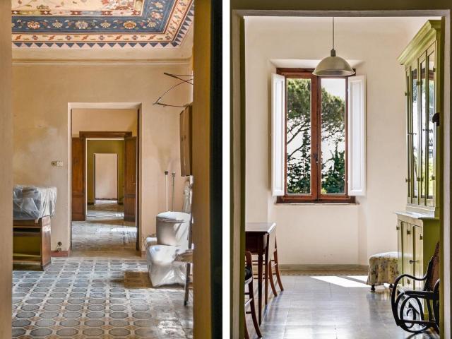 Casin de' Nobili del 1600 con parco, vigneto vista Siena T. 1780m² Siena