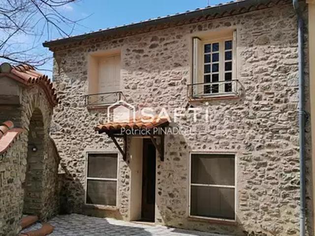 Cassagnes 66720 Achat / Vente maison 8 pièces t8 parking