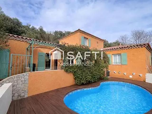 Cassagnoles 30350 Achat / Vente maison 6 pièces t6 piscine terrasse