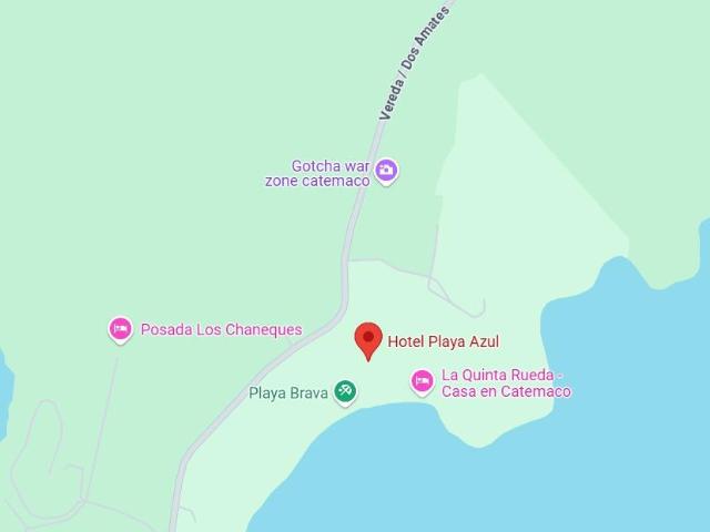 CATEMACO, Terreno en VENTA Junto al Hotel Playa az?l