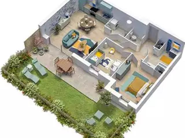 Caudan 56850 Programme neuf appartement neuf à vendre t1 TVA 5,5%
