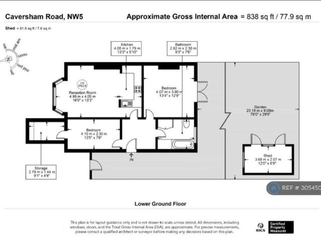 Caversham Road, London, NW5 2 bed flat to rent £3,000 pcm £692 pw