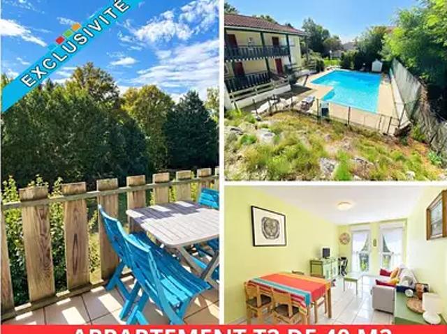 Cazaubon 32150 Achat / Vente appartement 2 pièces t2 piscine parking