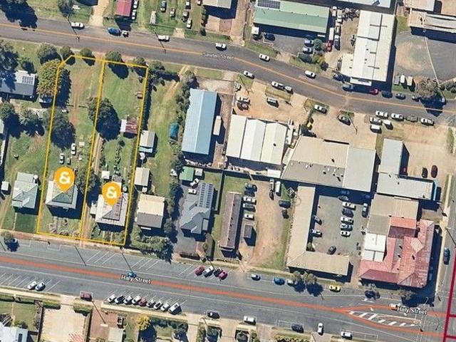 CBD land with two street frontage and Development Potential