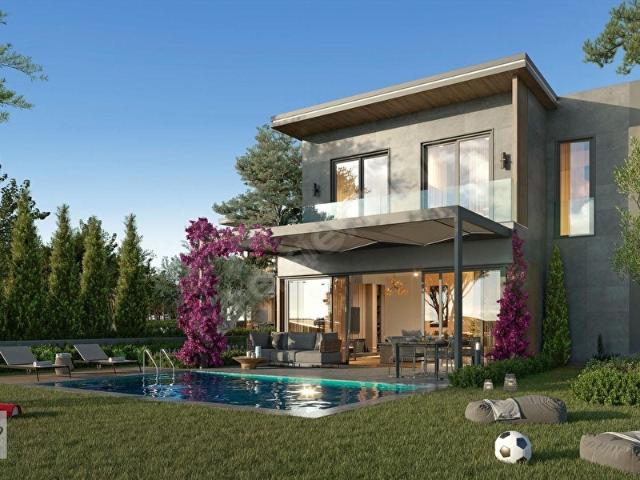 Cemal Emlak'tan Bodrum Kadıkalesi'nde Satılık Sıfır 3+1 Müstakil Havuzlu Villa