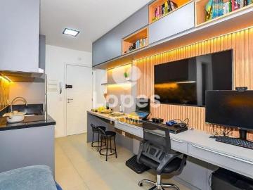 Centro Studio Mobiliado novo 22m² privativos