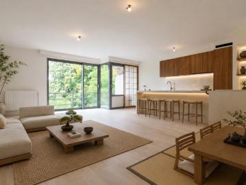 Centraal gelegen appartement met groen zicht
