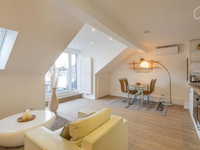 Central and quite 3 Room Loft close to Old Town, Dusseldorf Amsterdam Apartments for Rent