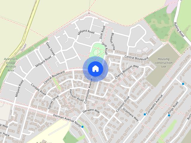 Central Boulevard, Aylesham, Canterbury, Kent, CT3