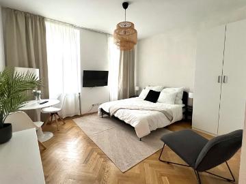 Central furnished 1 room apartment in Vienna's 2nd district, Vienna Amsterdam Apartments for Rent