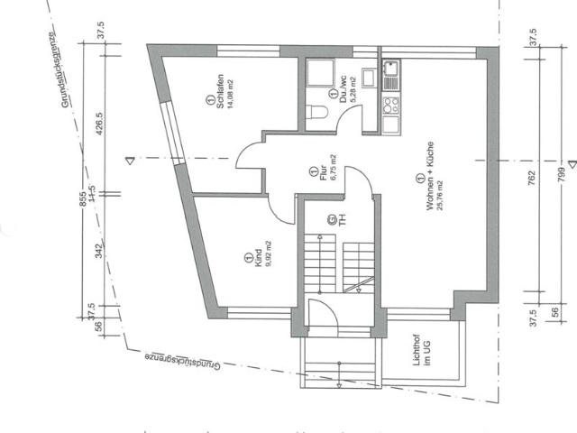 Centrally Located 3 Room Apartment with Garden in Stuttgart Möhringen – Furnished, All Utilities Included, Stuttgart Amsterdam Apartments for Rent