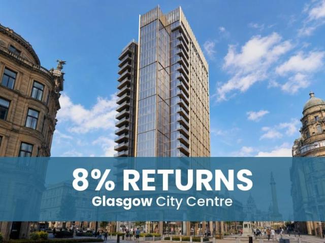 Centrally Located Glasgow Residence, Glasgow City Centre – 7.5% Rental Yields Investment only
