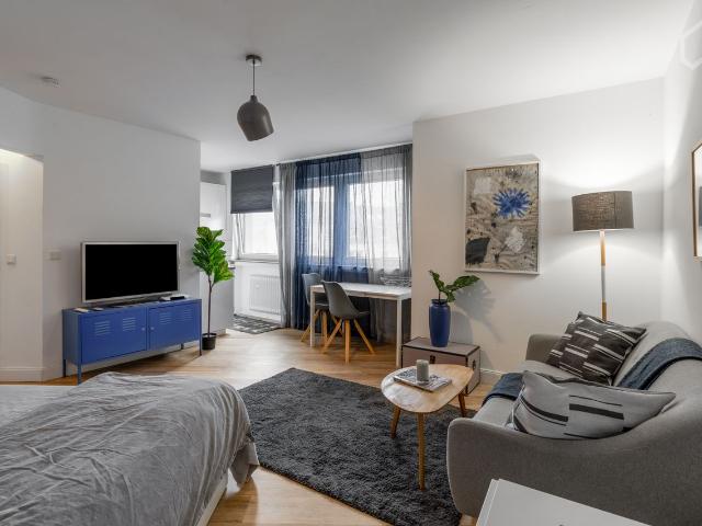 Centrally located in Bilk with top traffic connections * stylishly furnished * new 1 bedroom apartment with kitchen * with cleaning, Dusseldorf Amsterdam Apartments for Rent