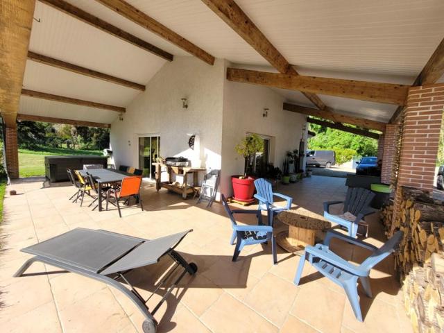 Centre Gragnague Maison de plain pied 135m² sur terrain de 1500m²