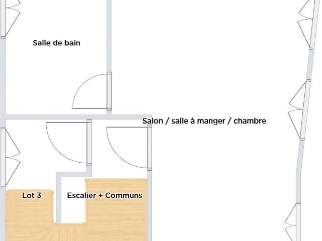 Centre Obernai Appartement 2 pièces en plateau au sein d' 30m² Obernai