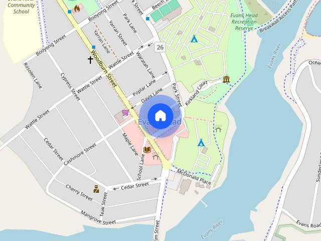 Centre Of Evans Head