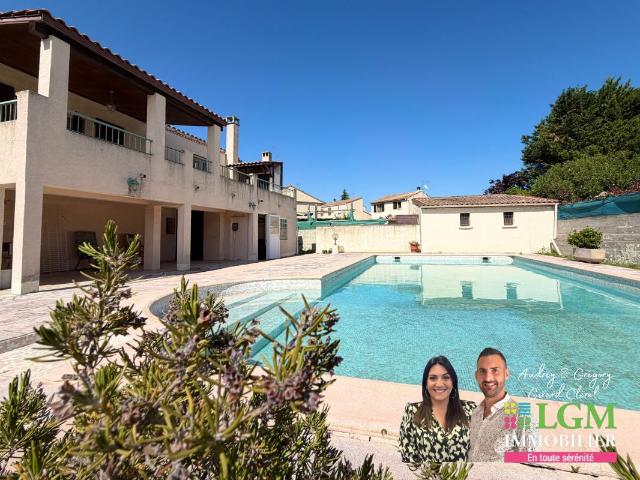 Centre Saint Jean de Védas – Maison 175 m² + T2 indépendant + piscine + immense garage