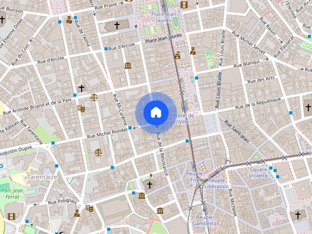 CENTRE VILLE A LOUER