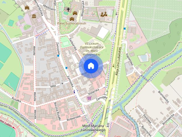 Centrum Mieszkanie 2 pokojowe z balkonem w Lublinie