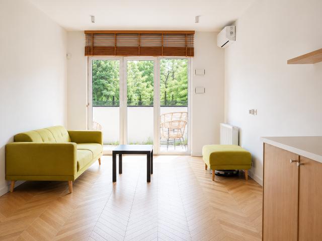 Centrum Łodzi: 2 pokoje + taras 16 m² + widok na Park Poniatowskiego