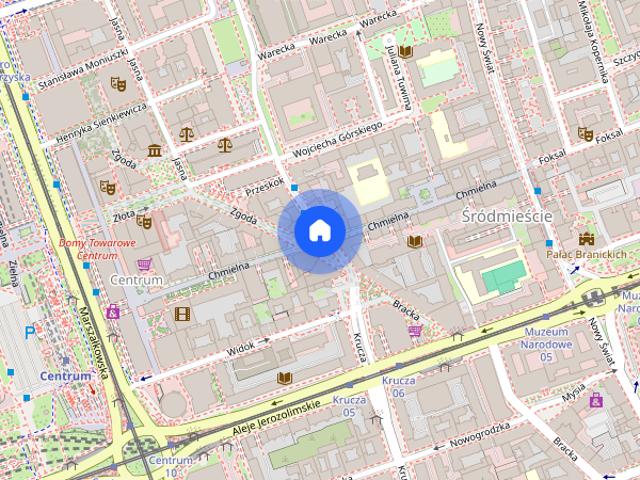 Centrum / Kamienica / Trzy pokoje / balkon / 54m2