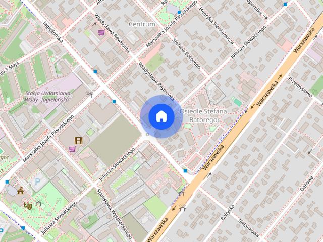 Centrum Legionowo ul. Słowackiego Bezpośrednio