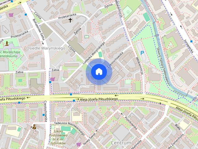 CENTRUM|ul.Częstochowska 25|Świetna komunikacja|3min basen|Galeria Jur